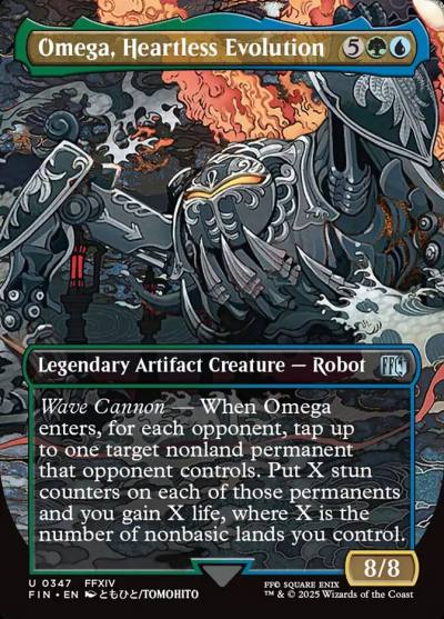 Omega, Heartless Evolution FIN-347 Final Fantasy Magic card
