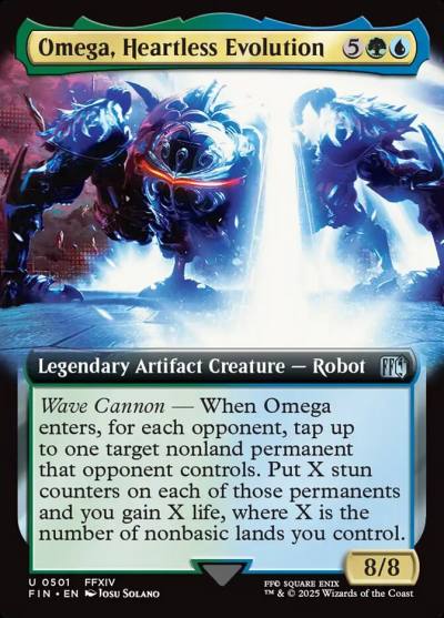 Omega, Heartless Evolution FIN-501 Final Fantasy Magic card