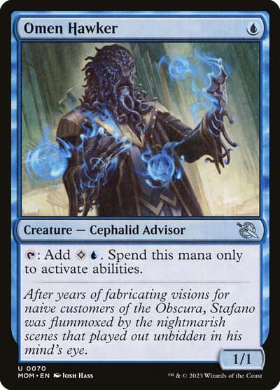 Omen Hawker 70 March of the Machine Magic card
