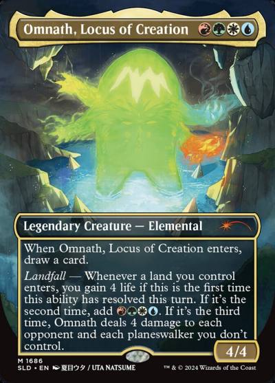 Omnath, Locus of Creation SLD-1686 Secret Lair Drop Magic card