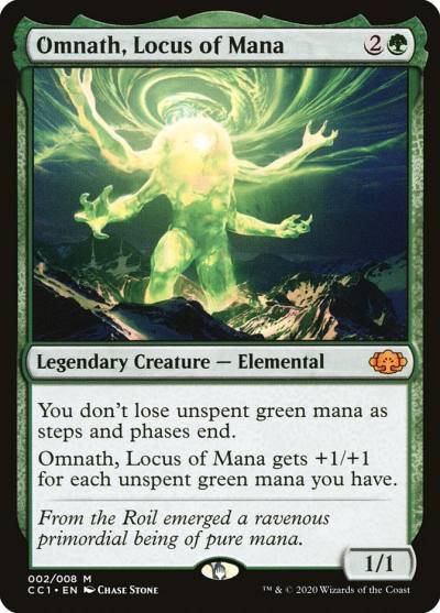 Omnath, Locus of Mana CC1-2 Commander Collection: Green Magic card
