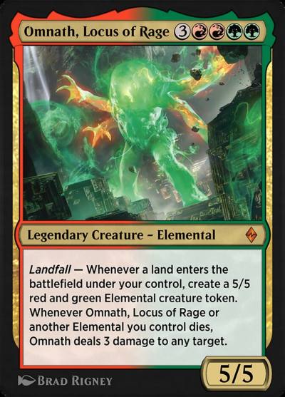 Omnath, Locus of Rage EA3-17 Explorer Anthology 3 Magic card