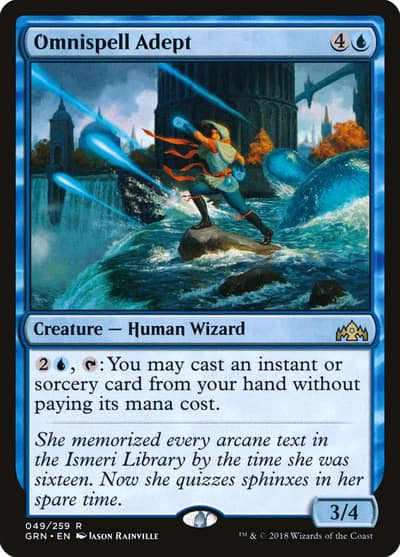 Omnispell Adept 49 Guilds of Ravnica Magic card