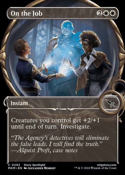 On the Job MKM-292 Murders at Karlov Manor Magic card