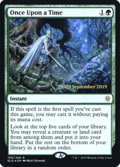 Once Upon a Time PELD-169S Throne of Eldraine Promos Magic card