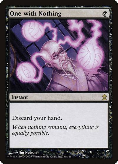 One with Nothing SOK-84 Saviors of Kamigawa Magic card