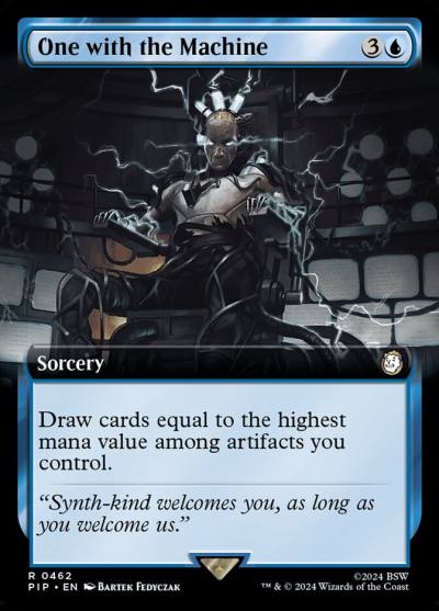 One with the Machine PIP-462 Fallout Magic card