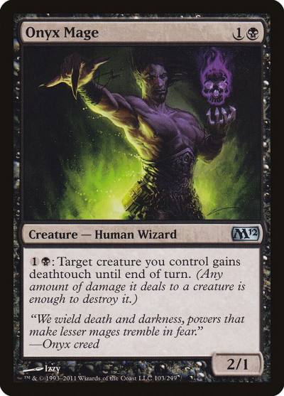 Onyx Mage 103 Magic 2012 Magic card