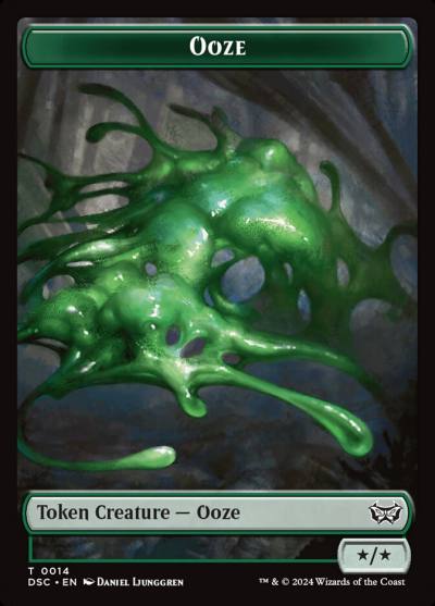 Ooze TDSC-14 Duskmourn Commander Tokens Magic card