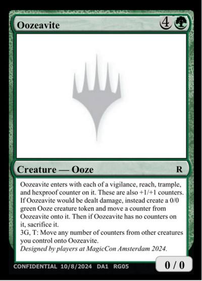 Oozeavite RG05b Unknown Event Magic card