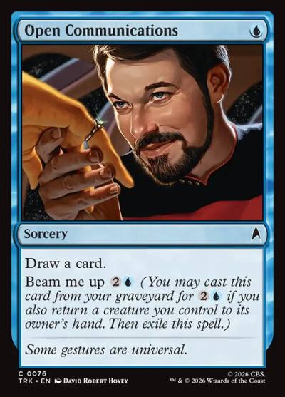 Open Communications TRK-76 Star Trek Magic card