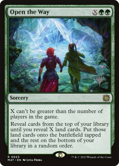 Open the Way PMAT-23P March of the Machine: The Aftermath Promos Magic card