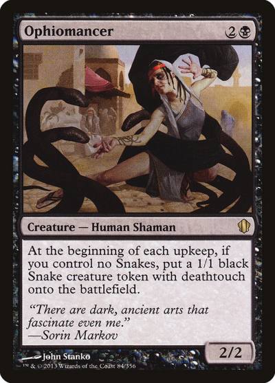 Ophiomancer C13-84 Commander 2013 Magic card
