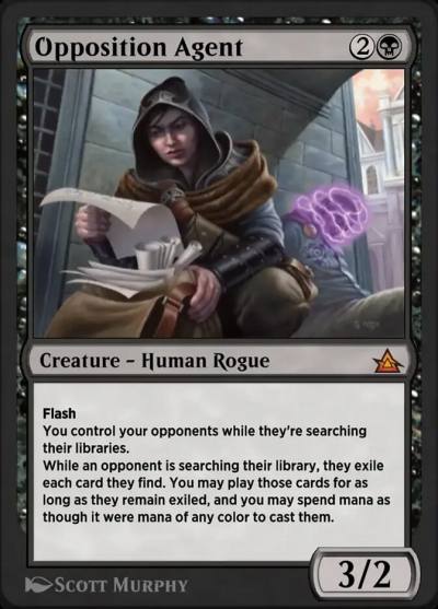 Opposition Agent OMB-19 Through the Omenpaths Bonus Sheet Magic card