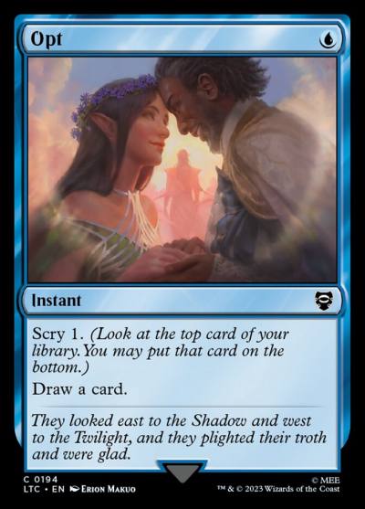 Opt LTC-194 Tales of Middle-earth Commander Magic card