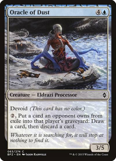 Oracle of Dust 63 Battle for Zendikar Magic card