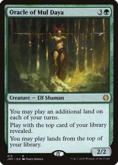 Oracle of Mul Daya JMP-415 Jumpstart Magic card