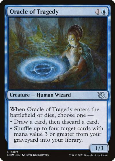 Oracle of Tragedy MOM-71 March of the Machine Magic card