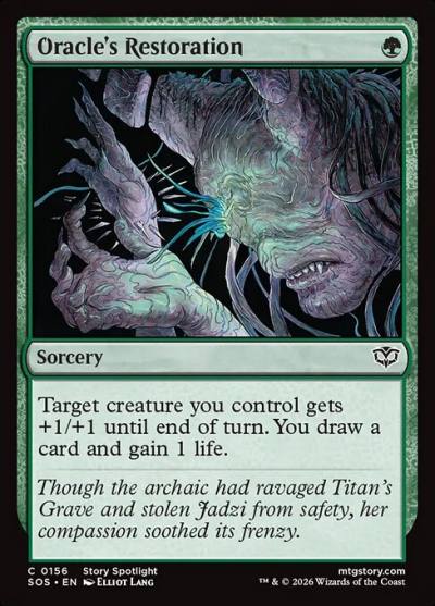 Oracle's Restoration SOS-156 Secrets of Strixhaven Magic card