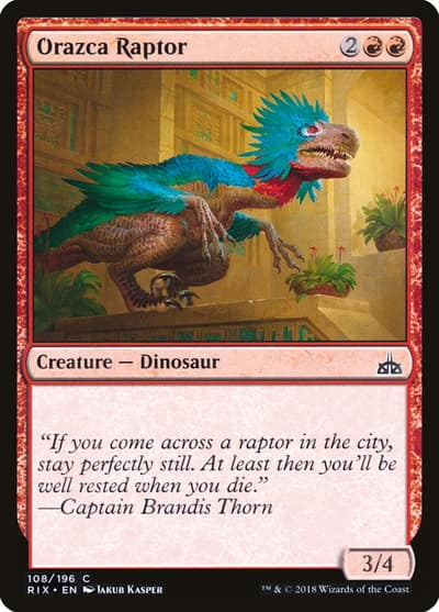 Orazca Raptor 108 Rivals of Ixalan Magic card