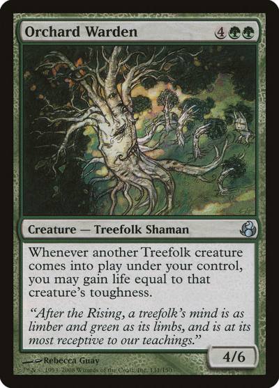 Orchard Warden 131 Morningtide Magic card