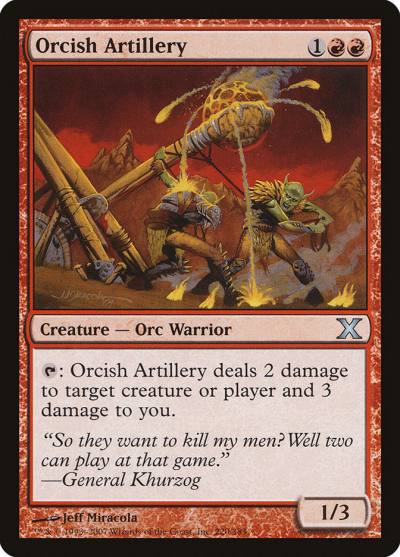 Orcish Artillery 10E-220 Tenth Edition Magic card