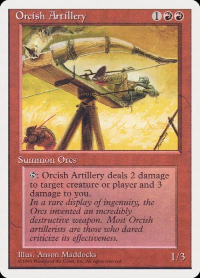 Orcish Artillery RQS-35 Rivals Quick Start Set Magic card