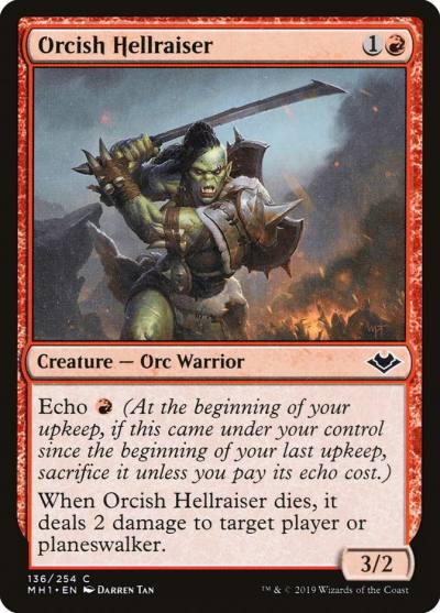 Orcish Hellraiser MH1-136 Modern Horizons Magic card