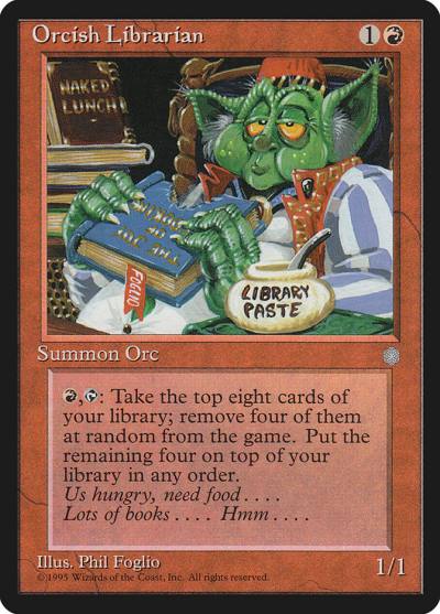 Orcish Librarian ICE-209 Ice Age Magic card