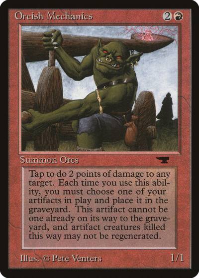 Orcish Mechanics ATQ-27 Antiquities Magic card