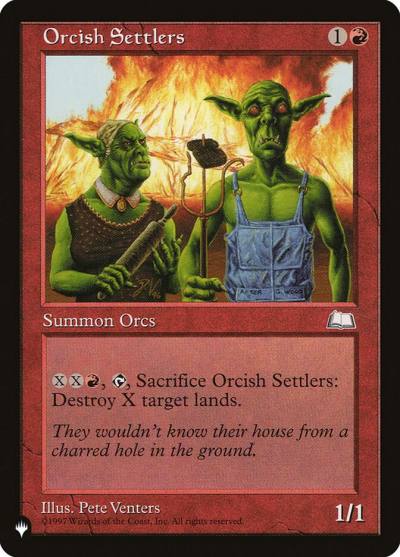 Orcish Settlers PLST-WTH-112 The List Magic card