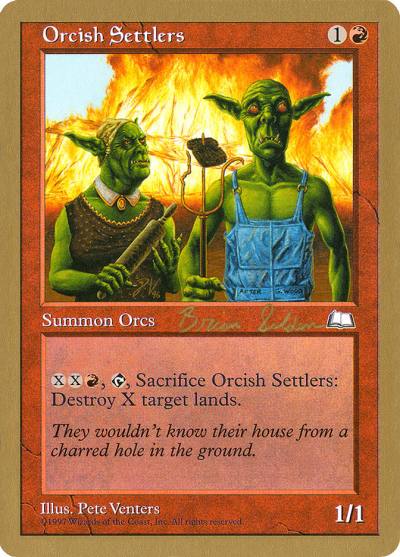 Orcish Settlers WC98-BS112B World Championship Decks 1998 Magic card
