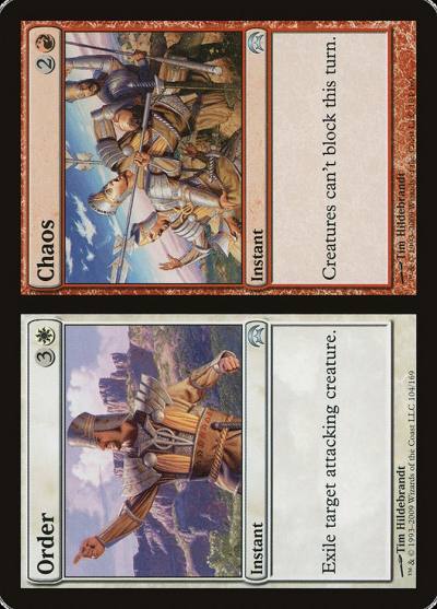 Order // Chaos HOP-104 Planechase Magic card