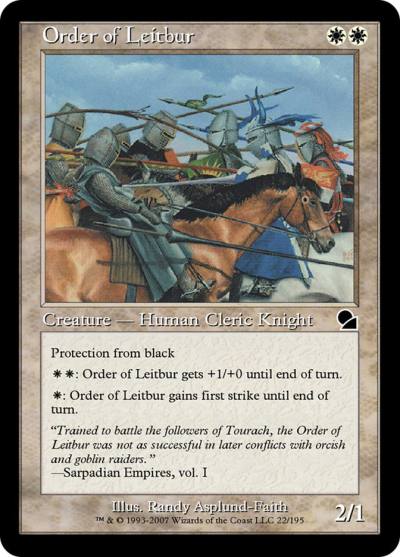 Order of Leitbur ME1-22 Masters Edition Magic card