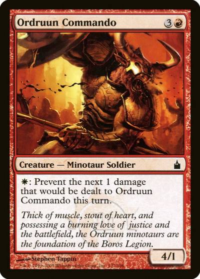 Ordruun Commando RAV-137 Ravnica: City of Guilds Magic card