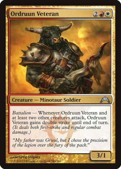 Ordruun Veteran 184 Gatecrash Magic card