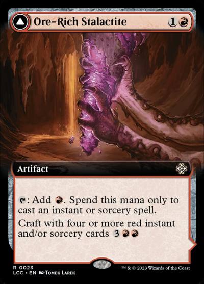 Ore-Rich Stalactite // Cosmium Catalyst LCC-23 The Lost Caverns of Ixalan Commander Magic card