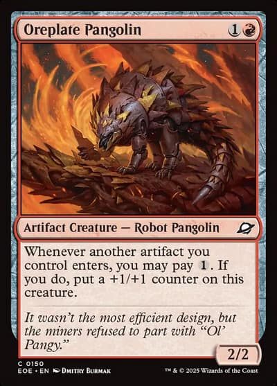 Oreplate Pangolin 150 Edge of Eternities Magic card