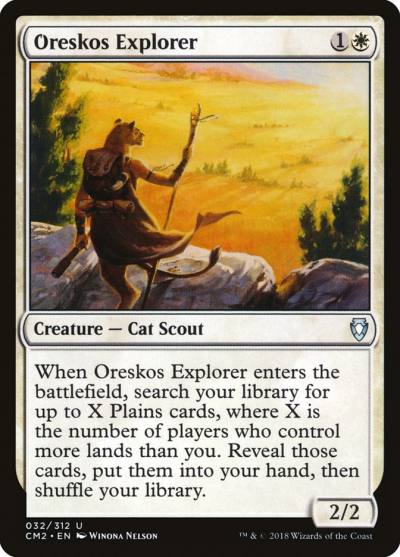 Oreskos Explorer CM2-32 Commander Anthology Volume II Magic card