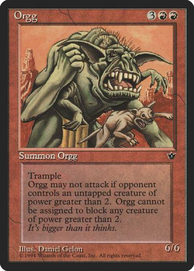 Orgg FEM-63 Fallen Empires Magic card
