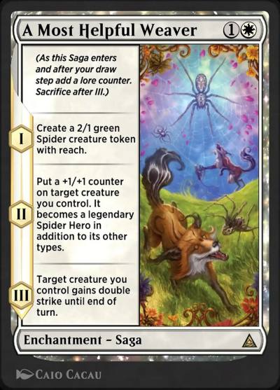 Origin of Spider-Man OM1-14 Through the Omenpaths Magic card