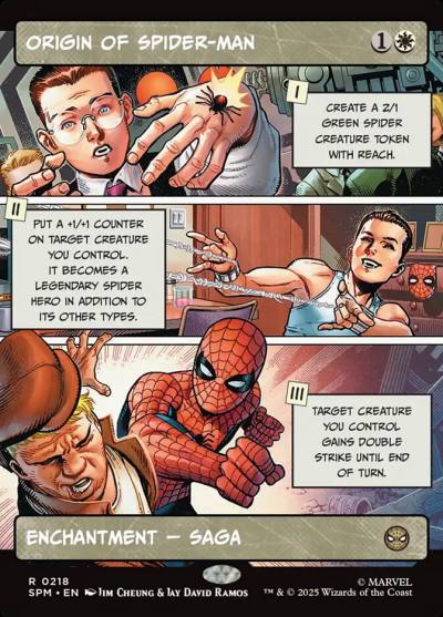 Origin of Spider-Man SPM-218 Marvel's Spider-Man Magic card