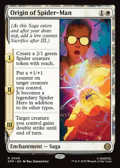 Origin of Spider-Man SPM-9 Marvel's Spider-Man Magic card