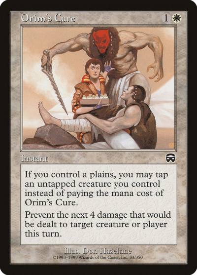 Orim's Cure MMQ-33 Mercadian Masques Magic card