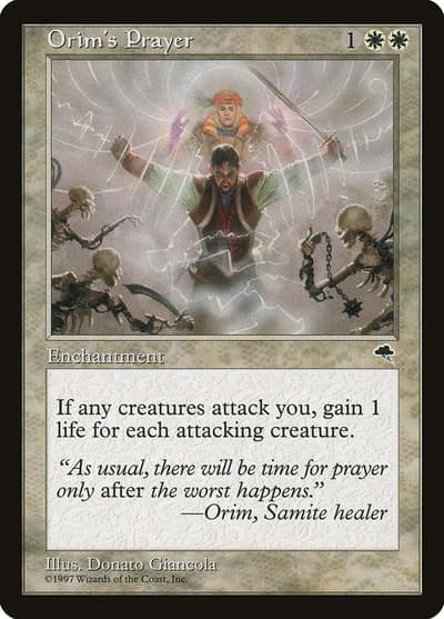 Orim's Prayer TMP-32 Tempest Magic card