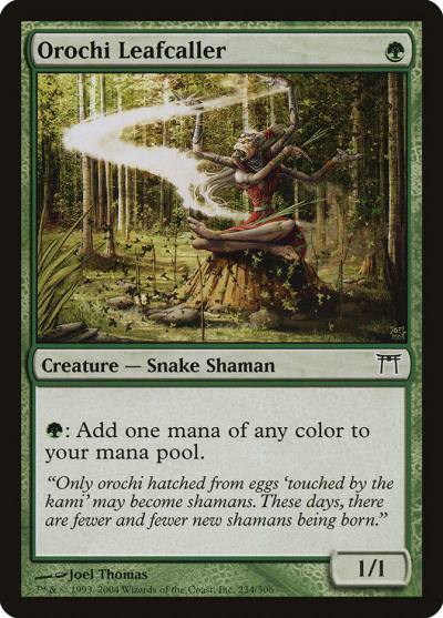 Orochi Leafcaller CHK-234 Champions of Kamigawa Magic card
