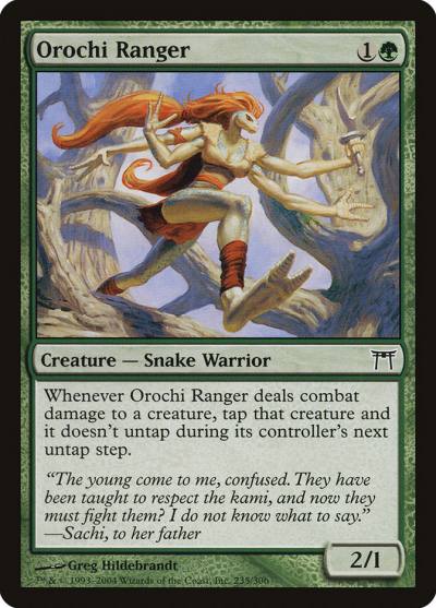Orochi Ranger 235 Champions of Kamigawa Magic card