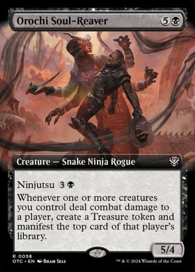 Orochi Soul-Reaver OTC-58 Outlaws of Thunder Junction Commander Magic card