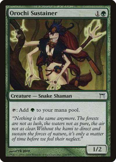 Orochi Sustainer CHK-236 Champions of Kamigawa Magic card