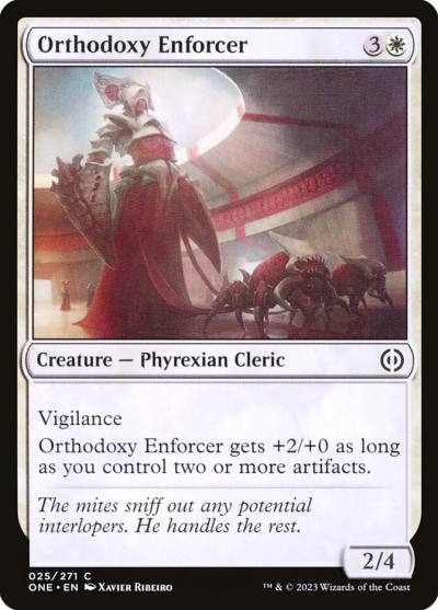 Orthodoxy Enforcer ONE-25 Phyrexia: All Will Be One Magic card